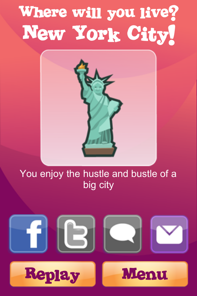 Screenshot Daisy's Personality Quiz Screenshot Daisy's Personality Quiz